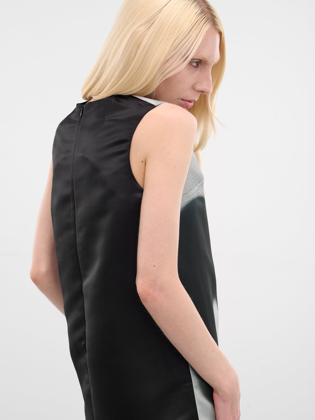 Kitten Trio Print Mini Dress (43-MULTICOLOR)