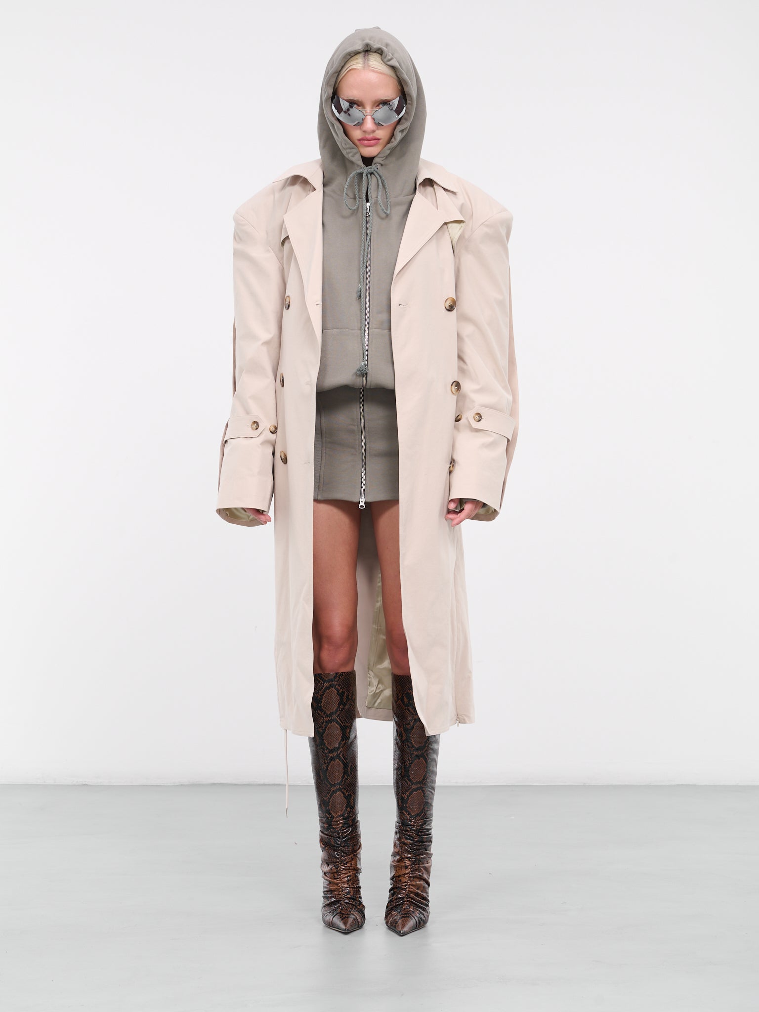 Service Hoodie Dress (430-703-SAGE)