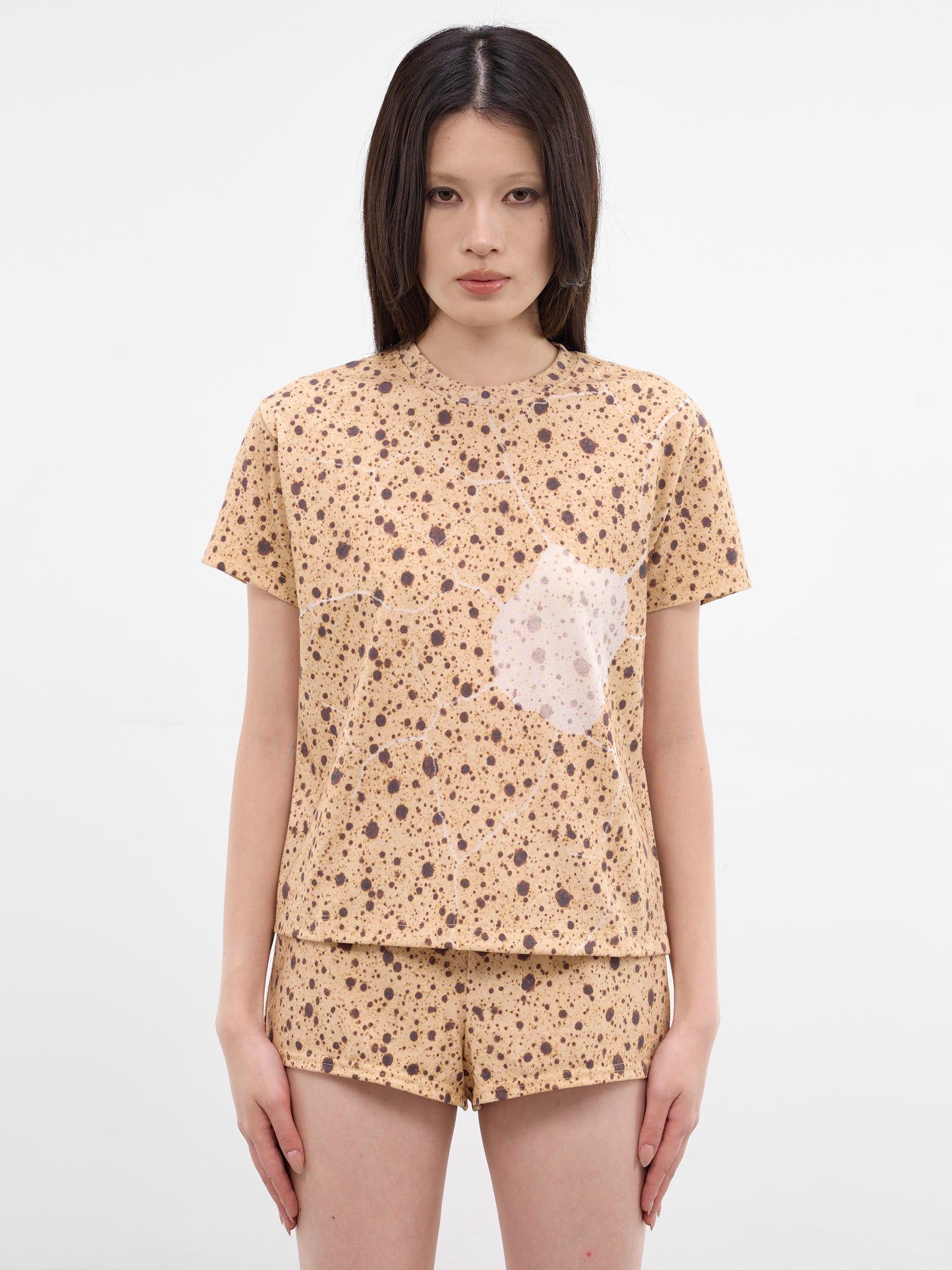 Cracked Quali Egg Print Tee (43CS437-QUAIL)