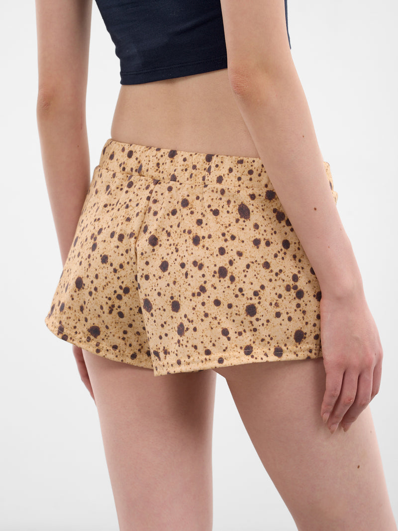 DOUBLET Quail Egg Print Mini Shorts | H.Lorenzo - detail 2