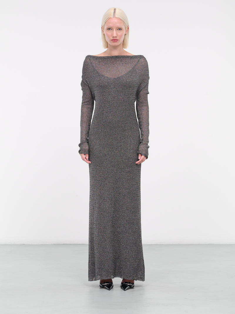 Lurex Knit Dress (4A076A-N0988-CANNA-FUCILE)