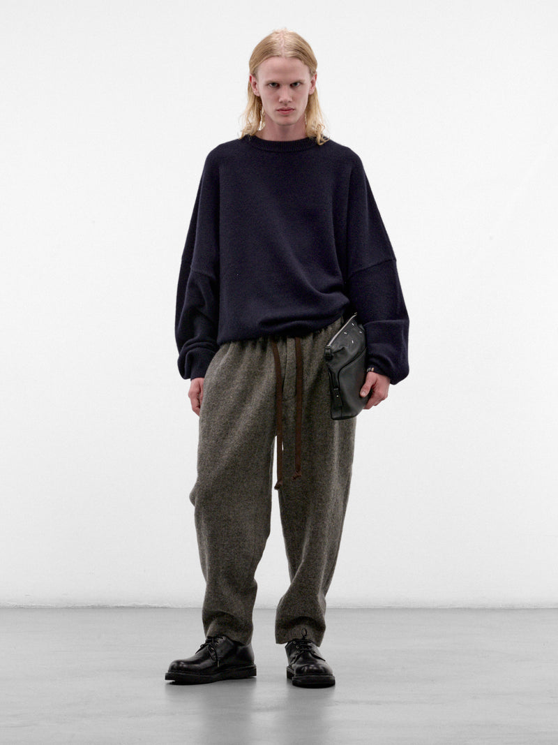 Navy Cashmere Mina Oversized Sweater (458-MINA-NAVY)