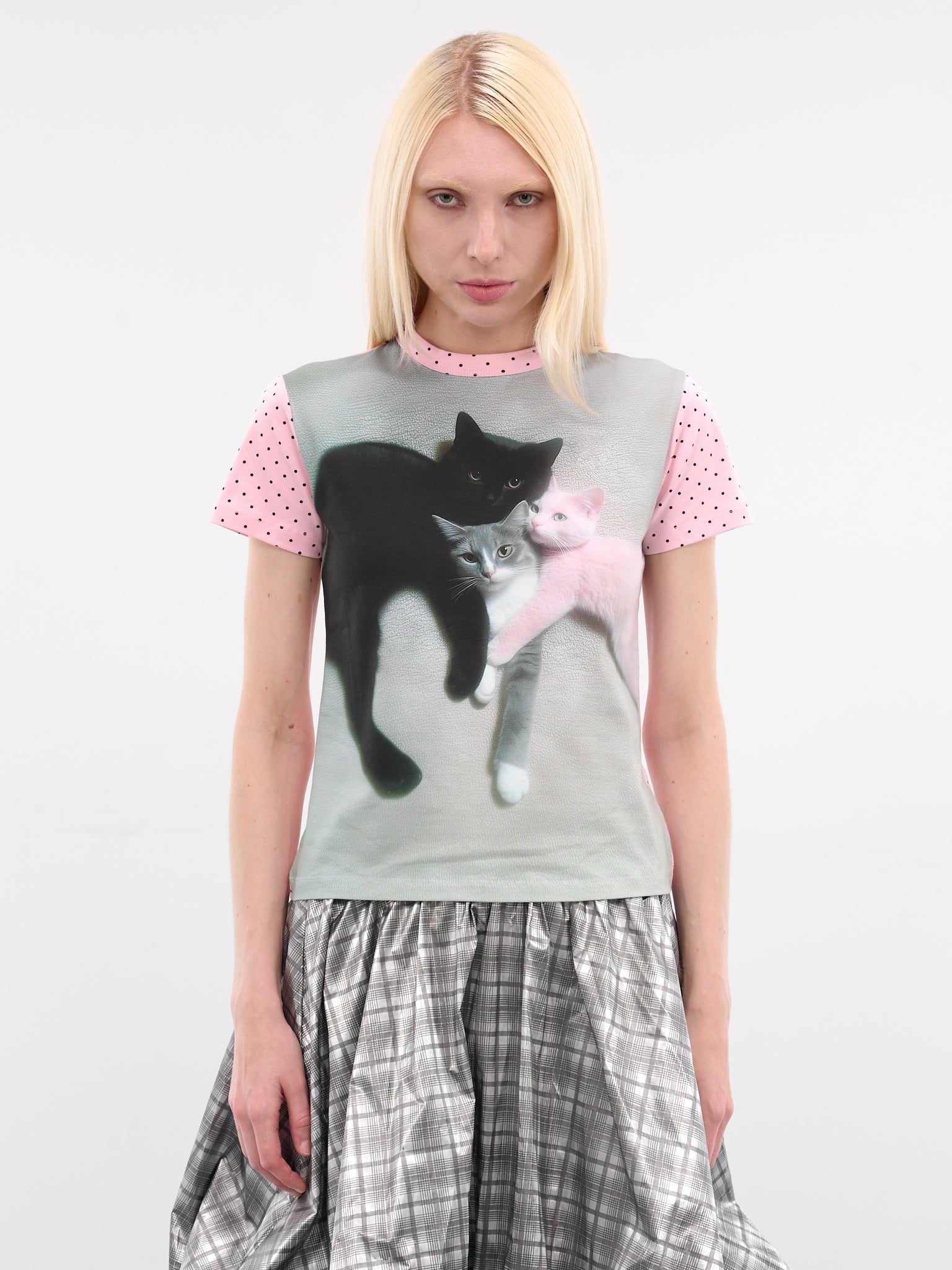 Kitten Trio Print Baby Tee (46-KITTEN-TRIO-MULTICOLOR)