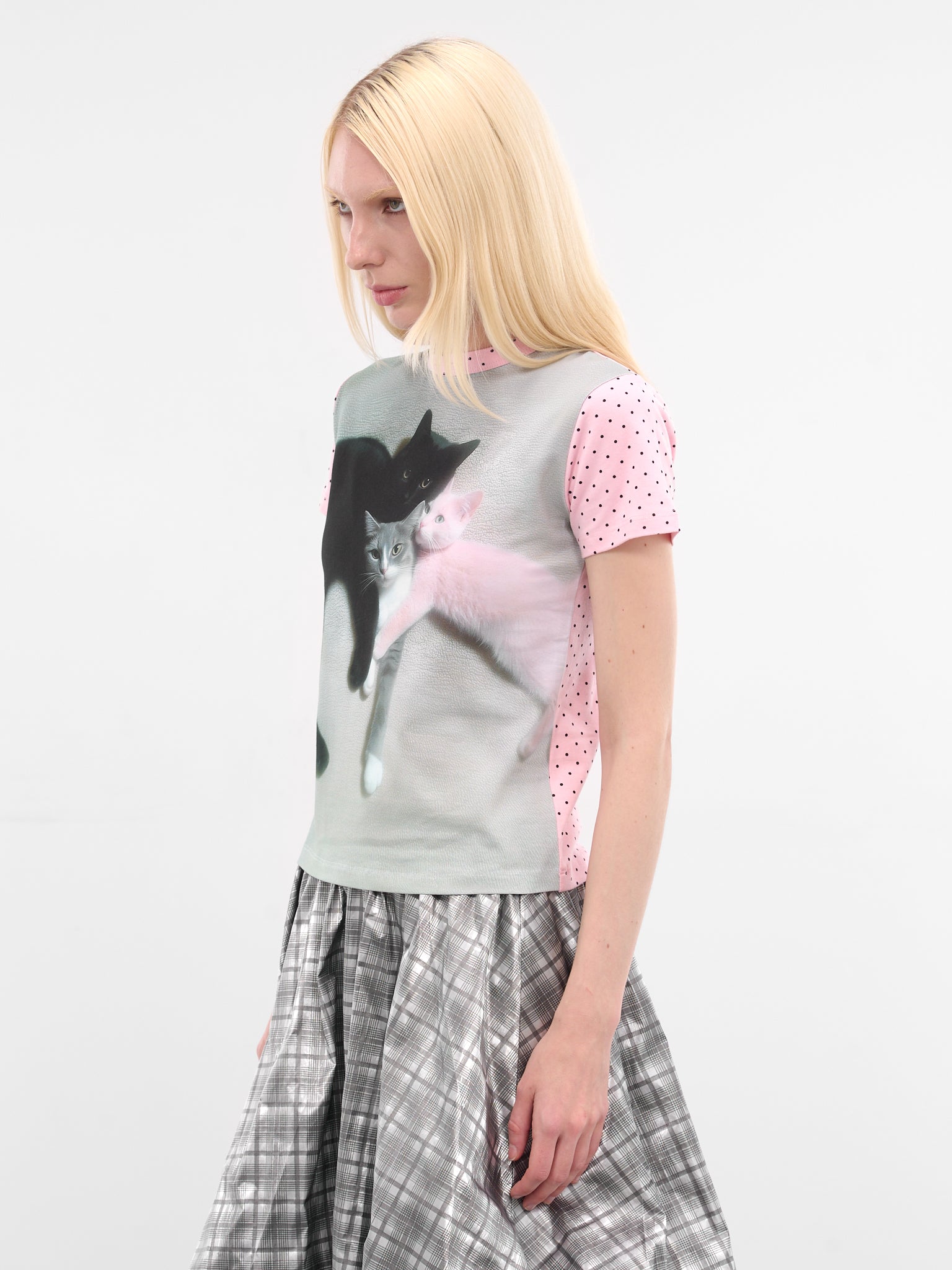 Kitten Trio Print Baby Tee (46-KITTEN-TRIO-MULTICOLOR)