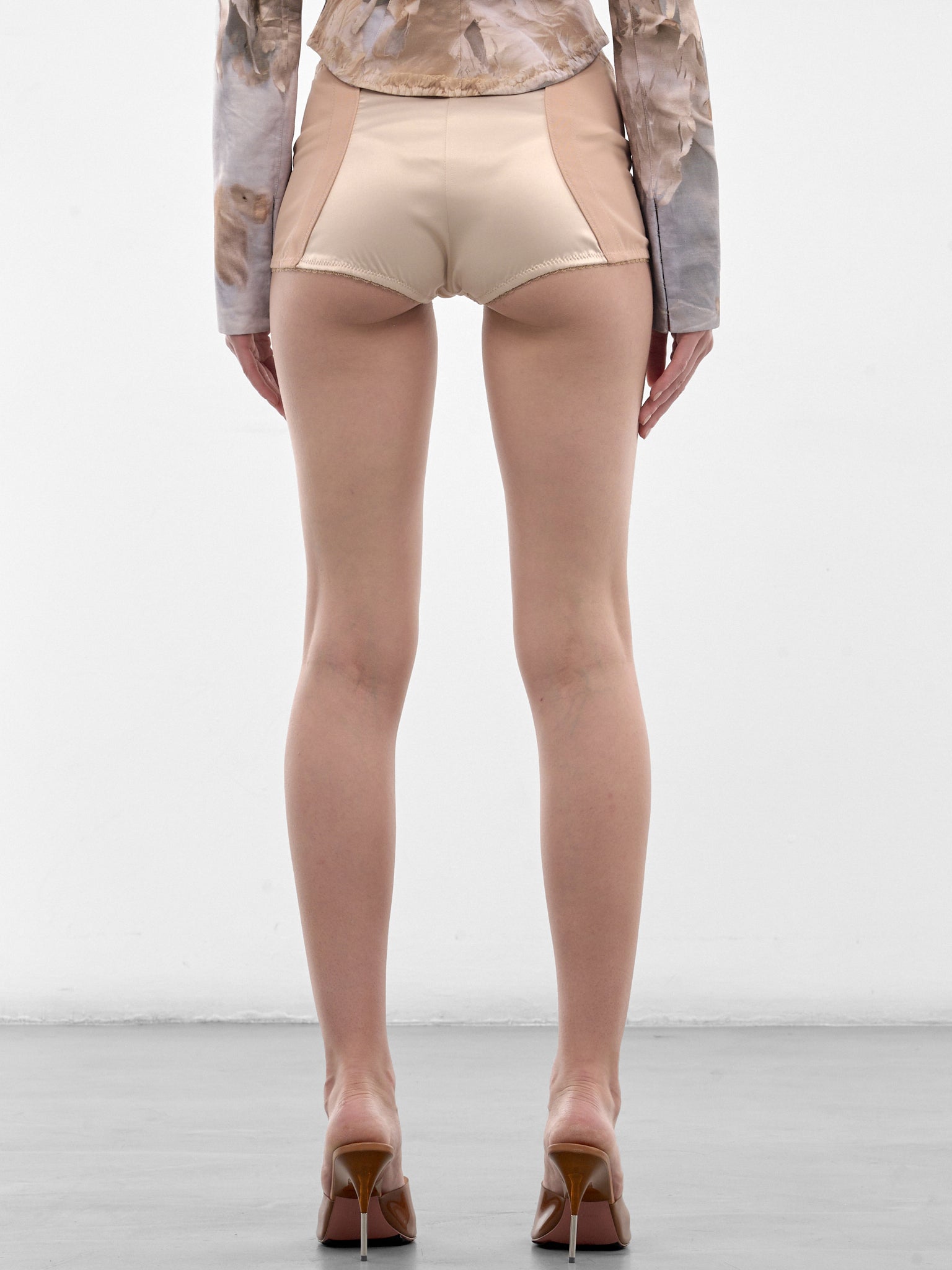 Nude Lingerie Shorts (46-LINGERIE-SHORTS-BLACK)