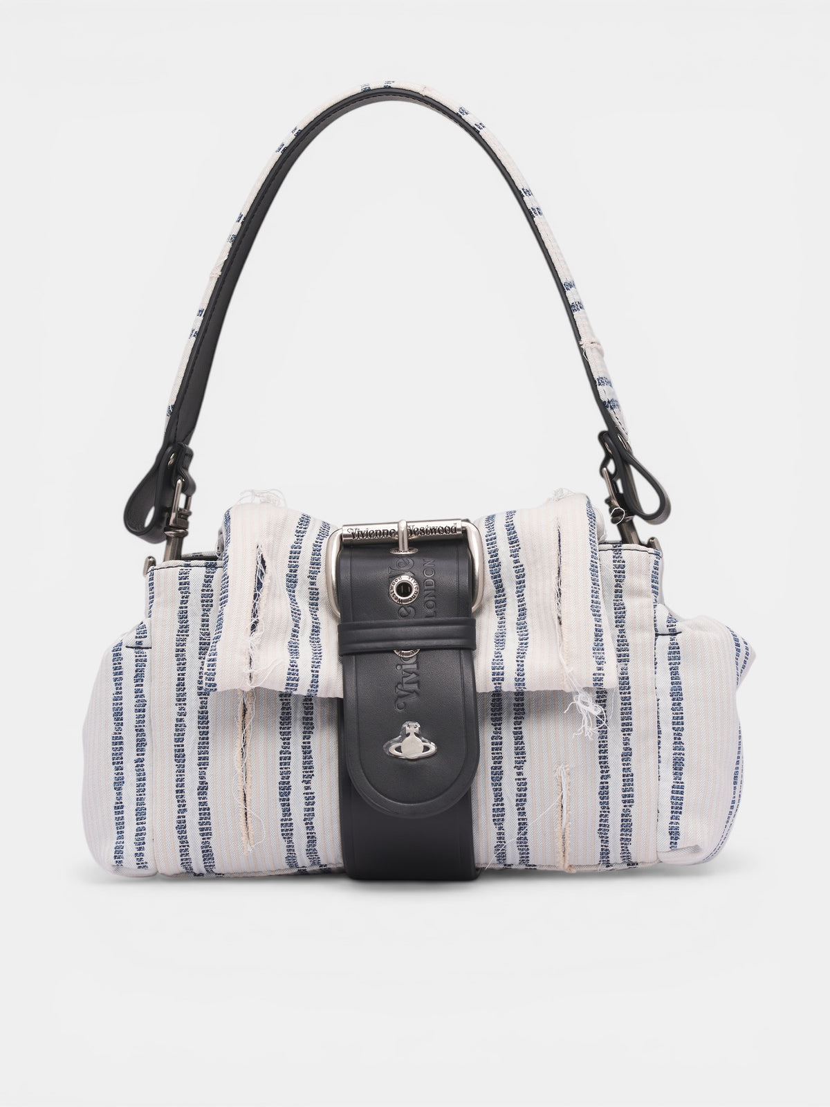 Denim Stripe Hazel Treasure Bag (4602000PW-W01F3-DENIM-STRIPE)