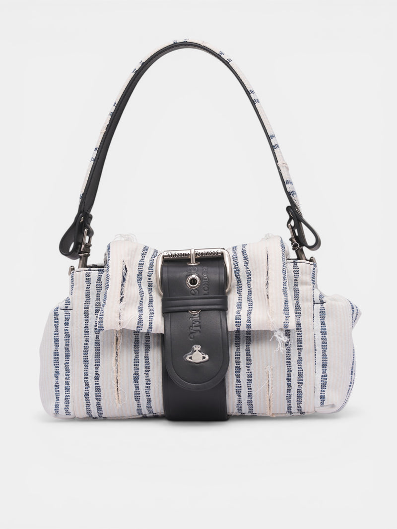 Denim Stripe Hazel Treasure Bag (4602000PW-W01F3-DENIM-STRIPE)