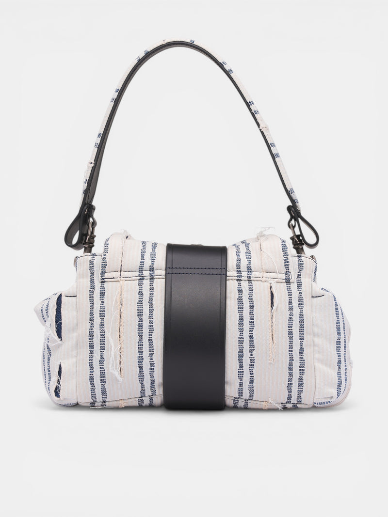 Denim Stripe Hazel Treasure Bag (4602000PW-W01F3-DENIM-STRIPE)