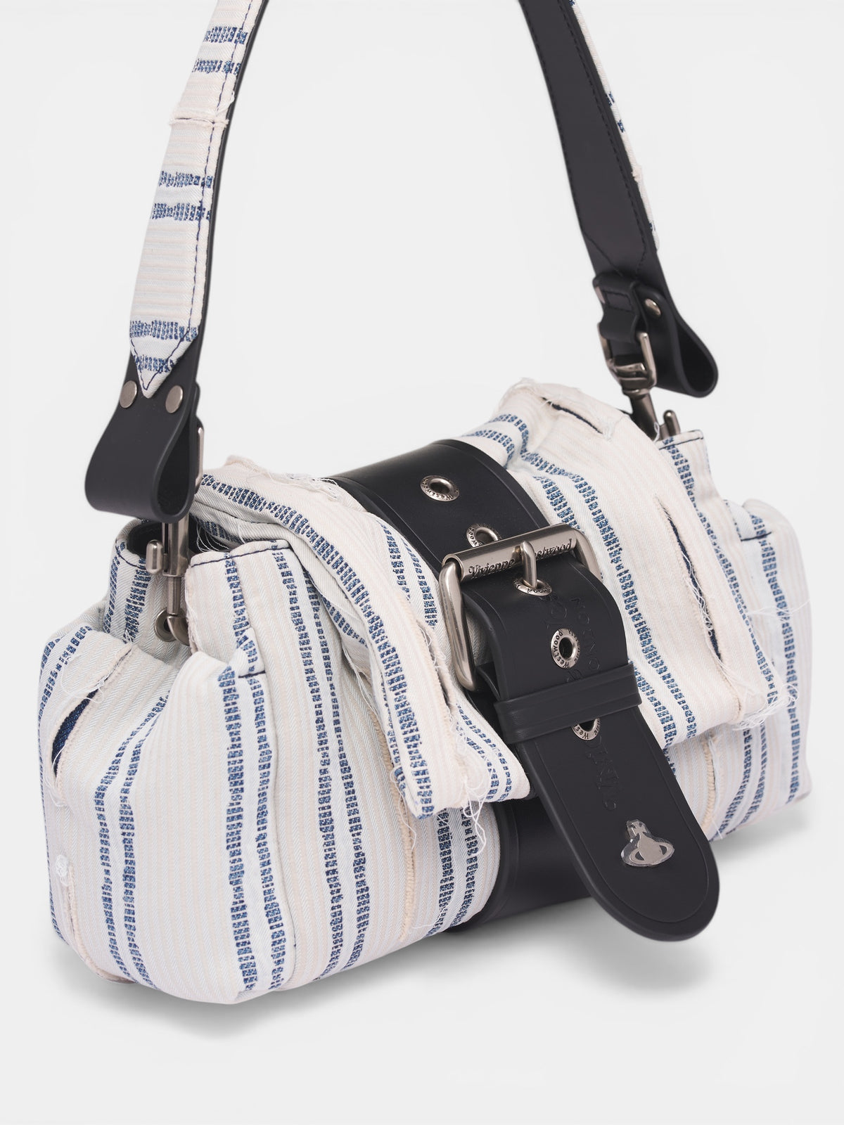 Denim Stripe Hazel Treasure Bag (4602000PW-W01F3-DENIM-STRIPE)