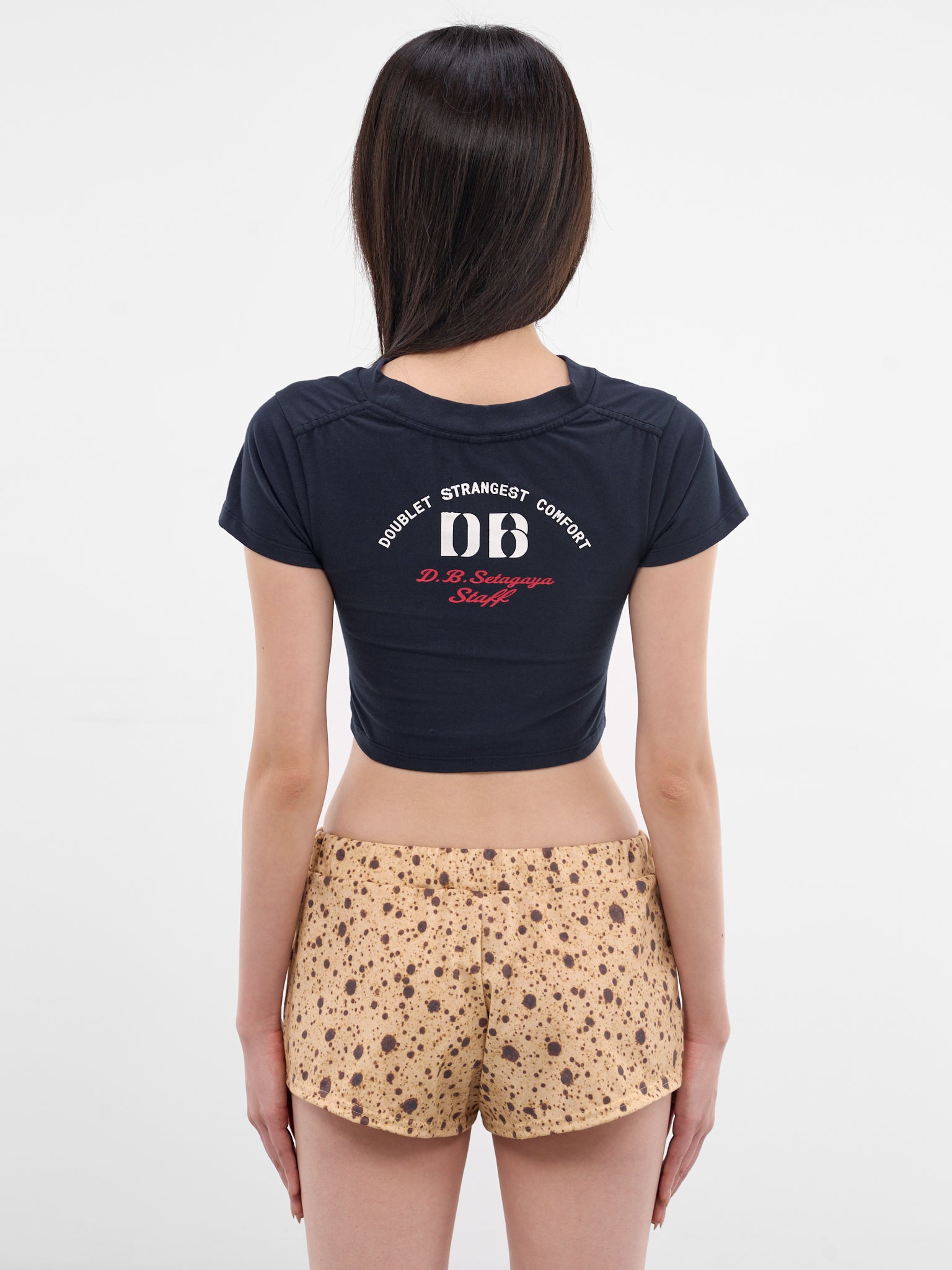 DOUBLET Logo Graphic Cropped Tee | H.Lorenzo - back