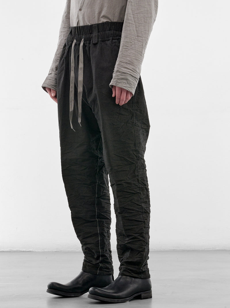 Olive DNA Paper Twill Trousers (4922-OLIVE-BLACK)