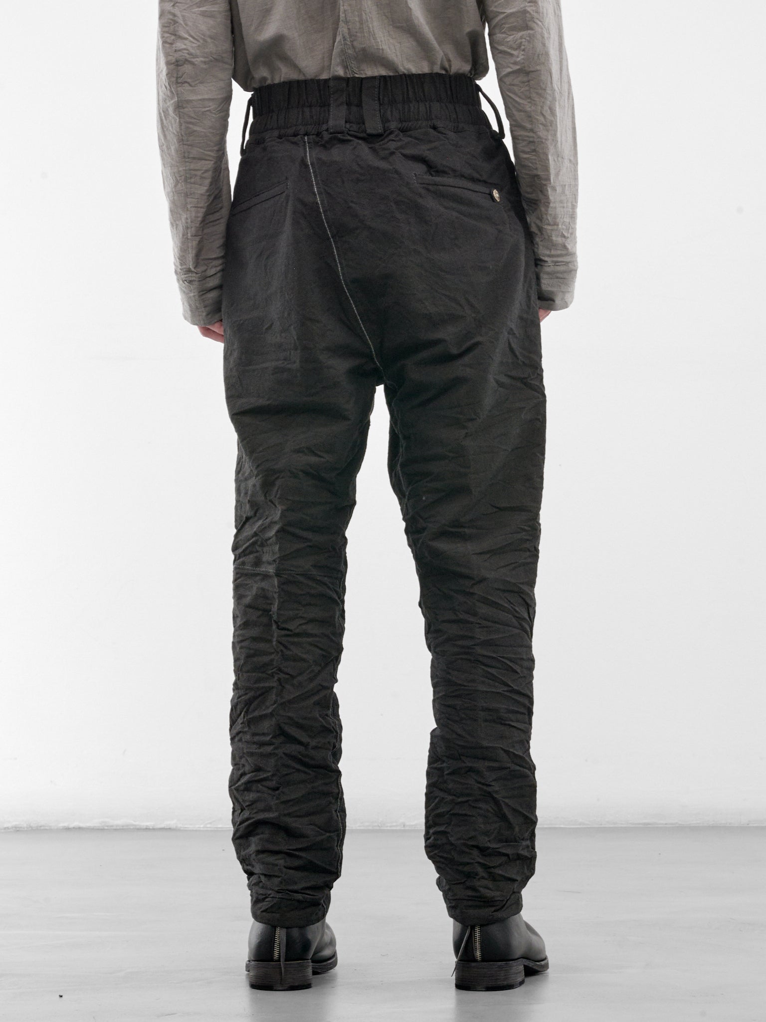 Olive DNA Paper Twill Trousers (4922-OLIVE-BLACK)