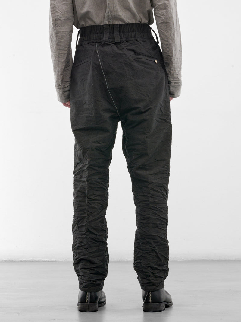 Olive DNA Paper Twill Trousers (4922-OLIVE-BLACK)