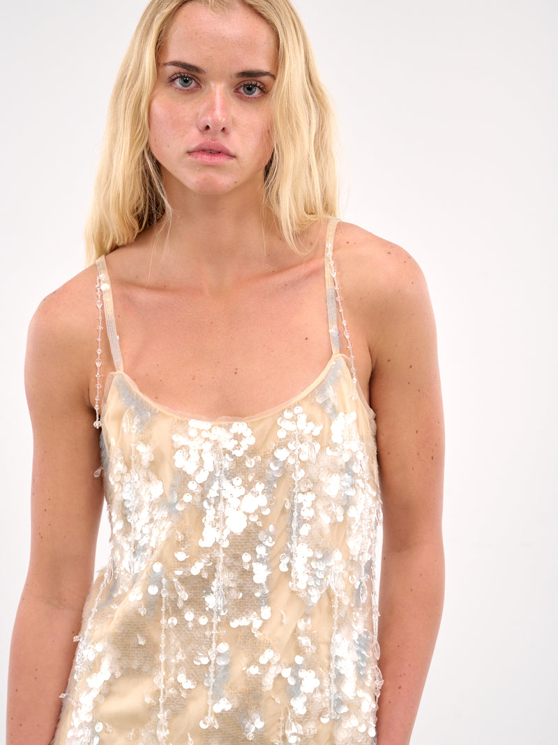 Sequin Mini Dress (4A257A-R1084-BUTTER-SWAMP)