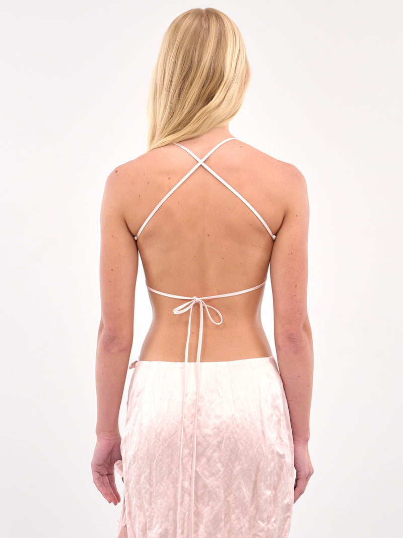 Rose Halterneck Bra (4C134A-N0115-POWDER-PINK)