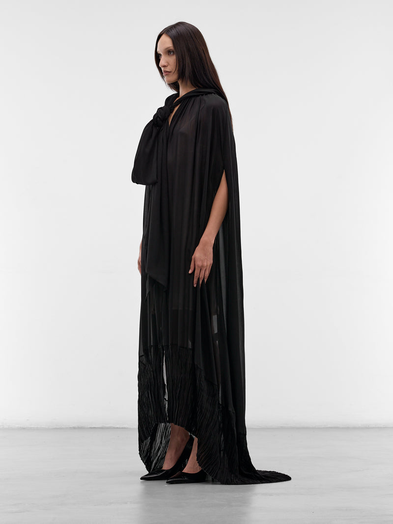 BLUMARINE Draped Cape Top | H.Lorenzo - side