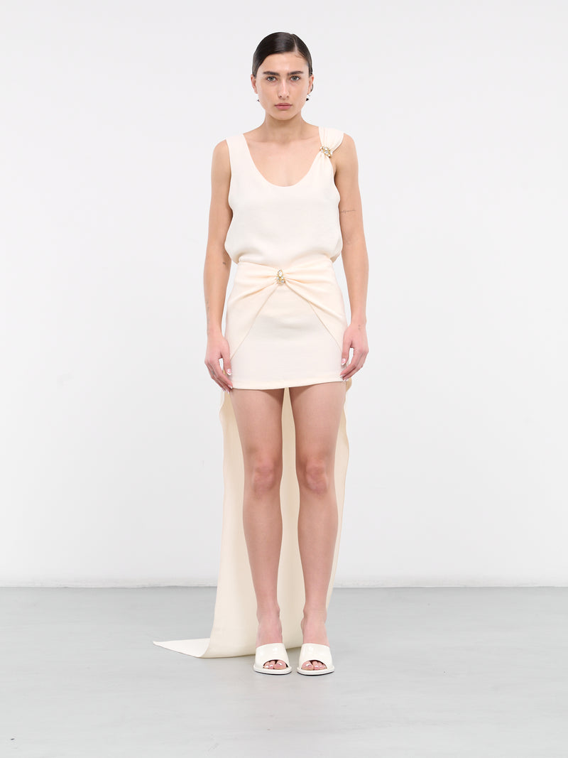 Train Mini Skirt (4G019A-N0108-BUTTER)