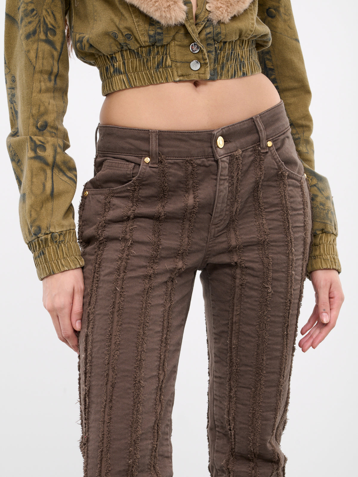 Decorated Pants (4J054A-D0566-MUD)