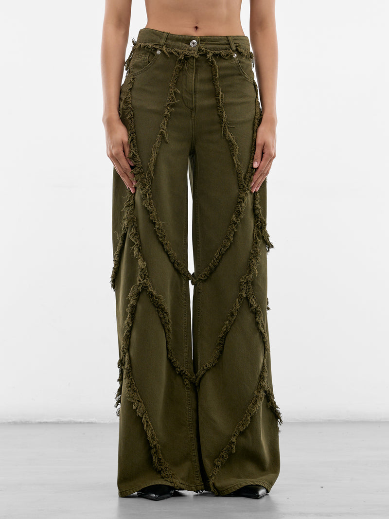 BLUMARINE Distressed Boyfriend Jeans | H.Lorenzo - front