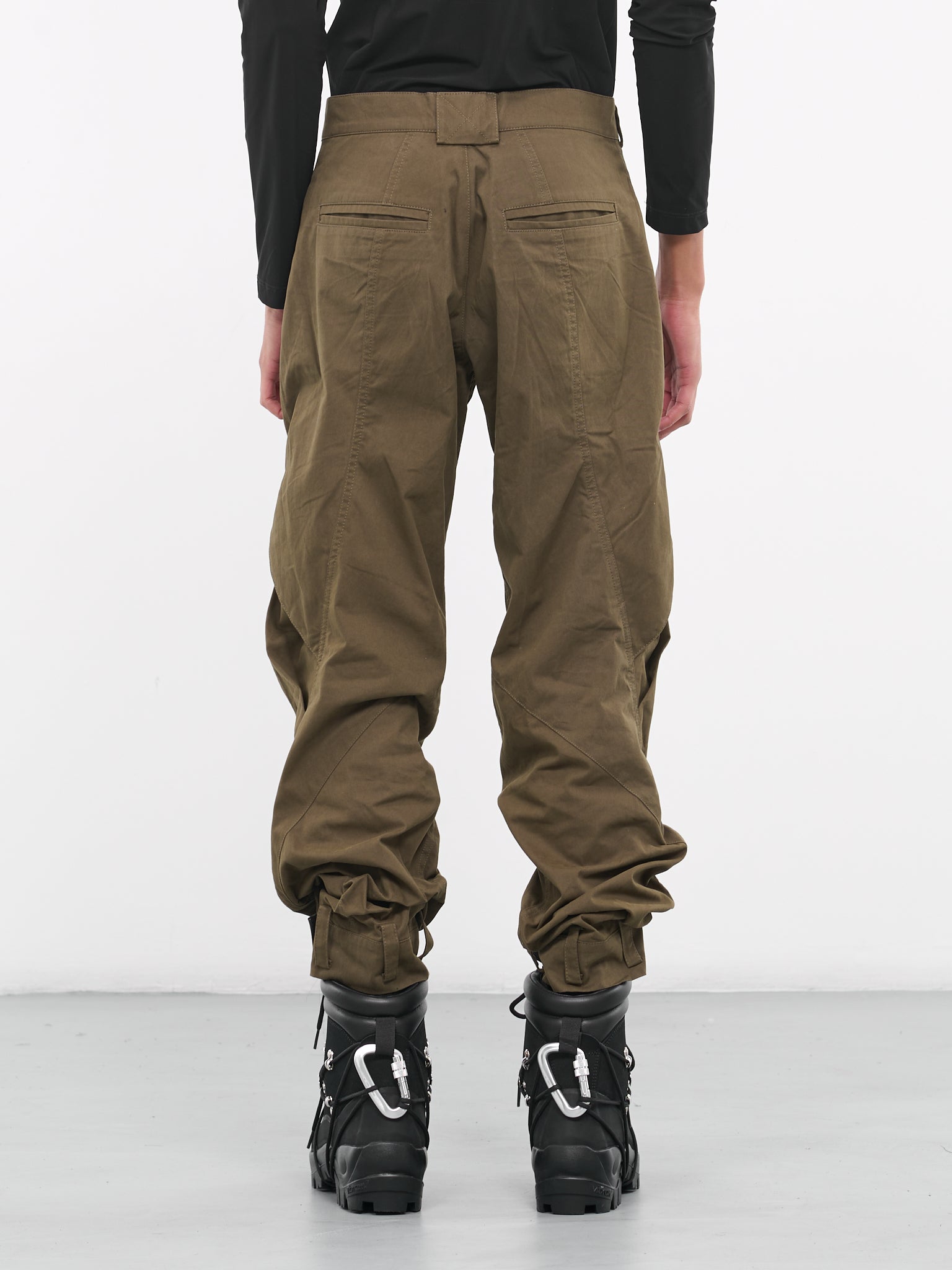 Pleated Cargo Pants ((PT4KH-KHAKI)