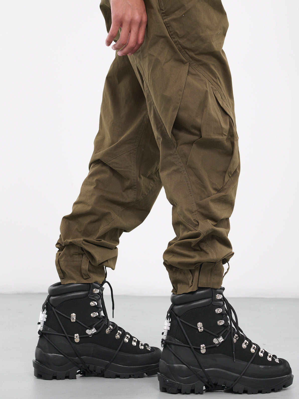 Pleated Cargo Pants ((PT4KH-KHAKI)