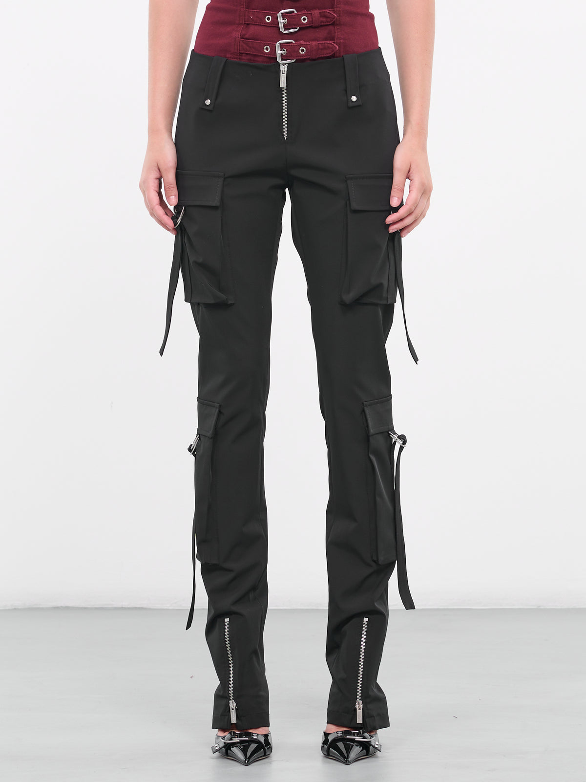 Cargo Cady Pants (4P012A-N0990-BLACK)