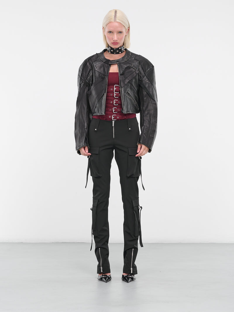 Cargo Cady Pants (4P012A-N0990-BLACK)