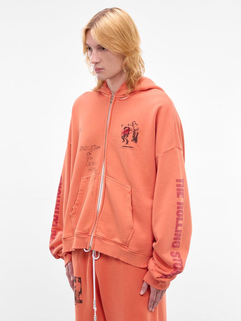 Paly x Rolling Stones No Expectations Hoodie (4U001Q2021-ORANGE)