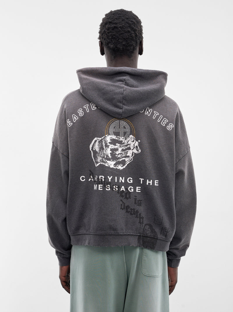 Carrying The Message Zip Hoodie (4U003Q1010-BLACK)