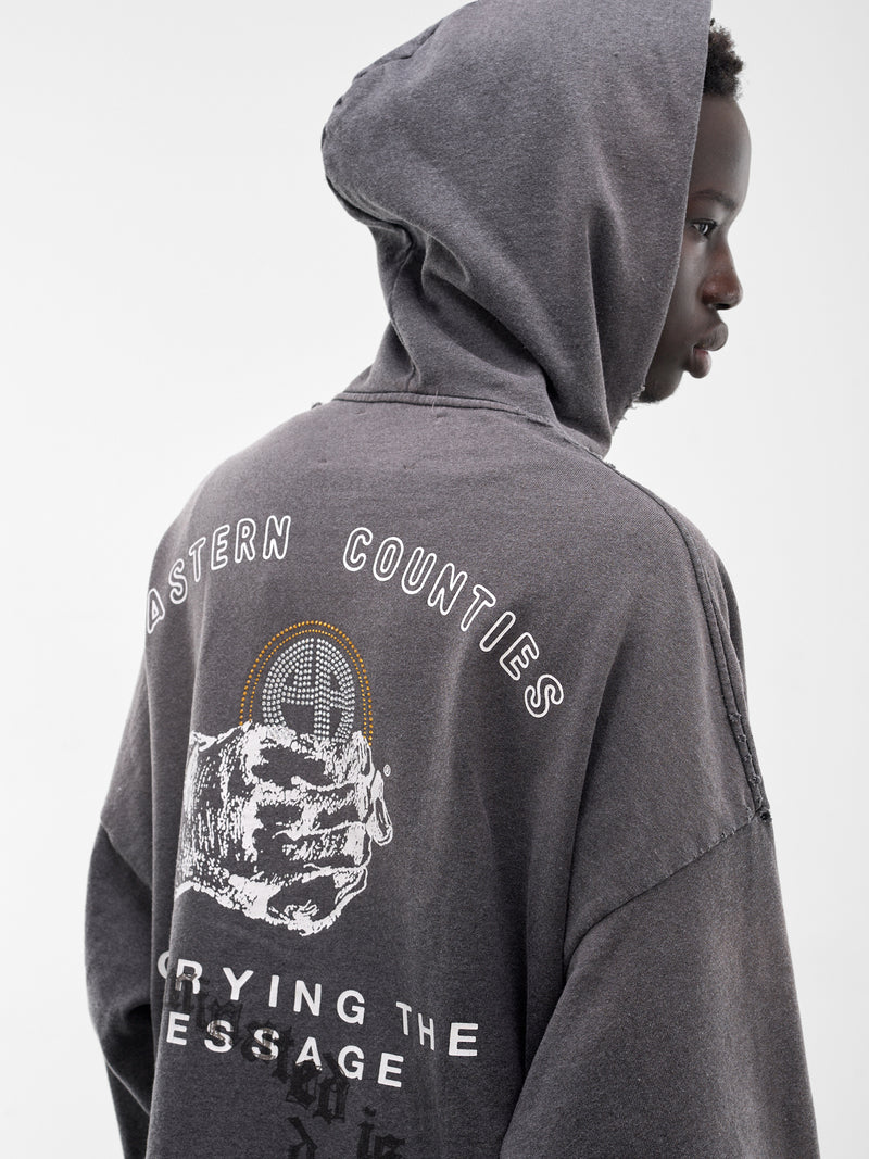 Carrying The Message Zip Hoodie (4U003Q1010-BLACK)