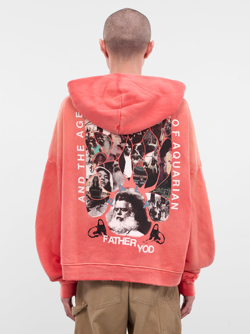 Orange Source Family Graphic Hoodie (4U003Q3009-ORANGE)