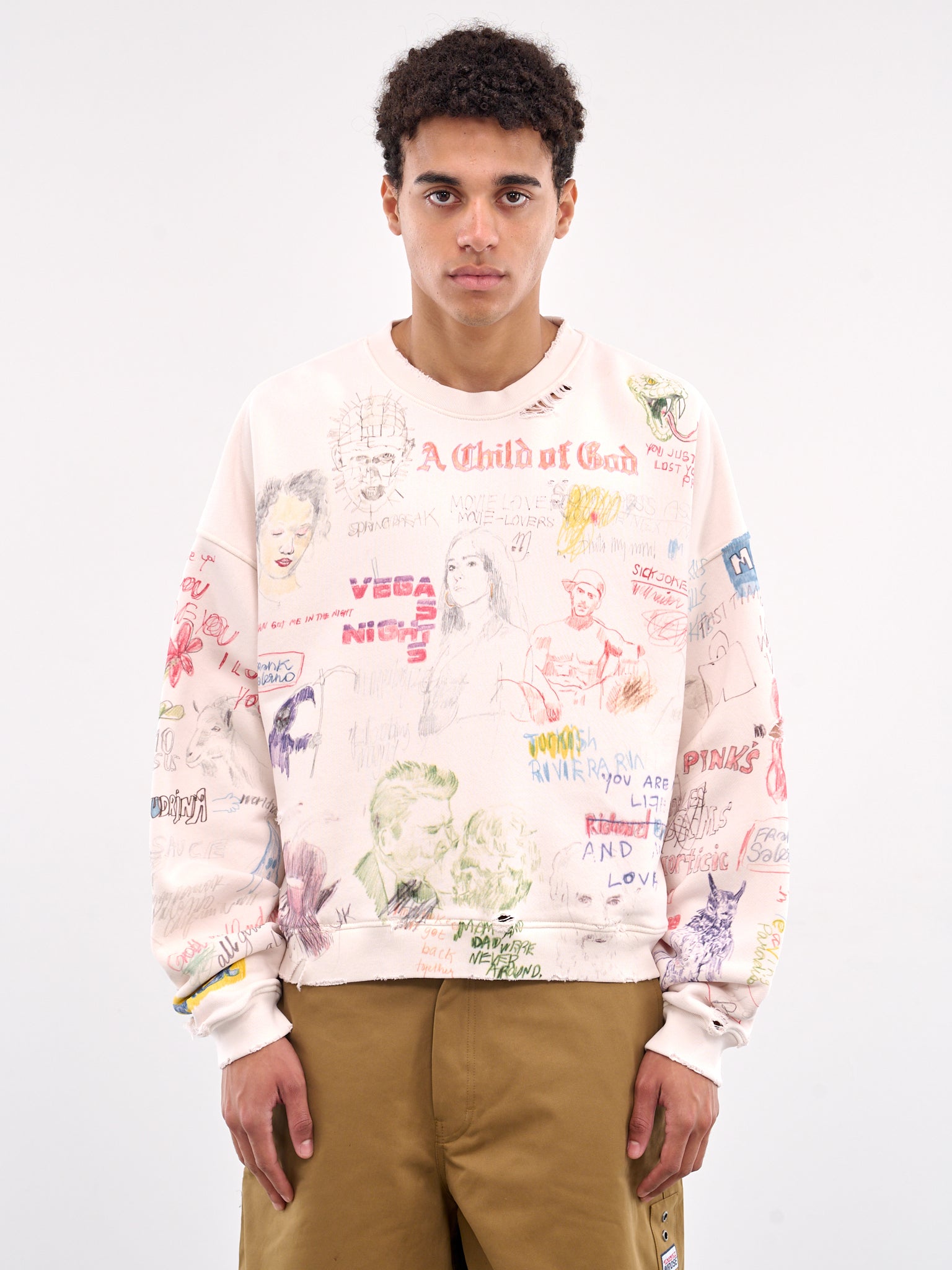 Good Times Are Over Crewneck (4U004Q1008VWT-WHITE)