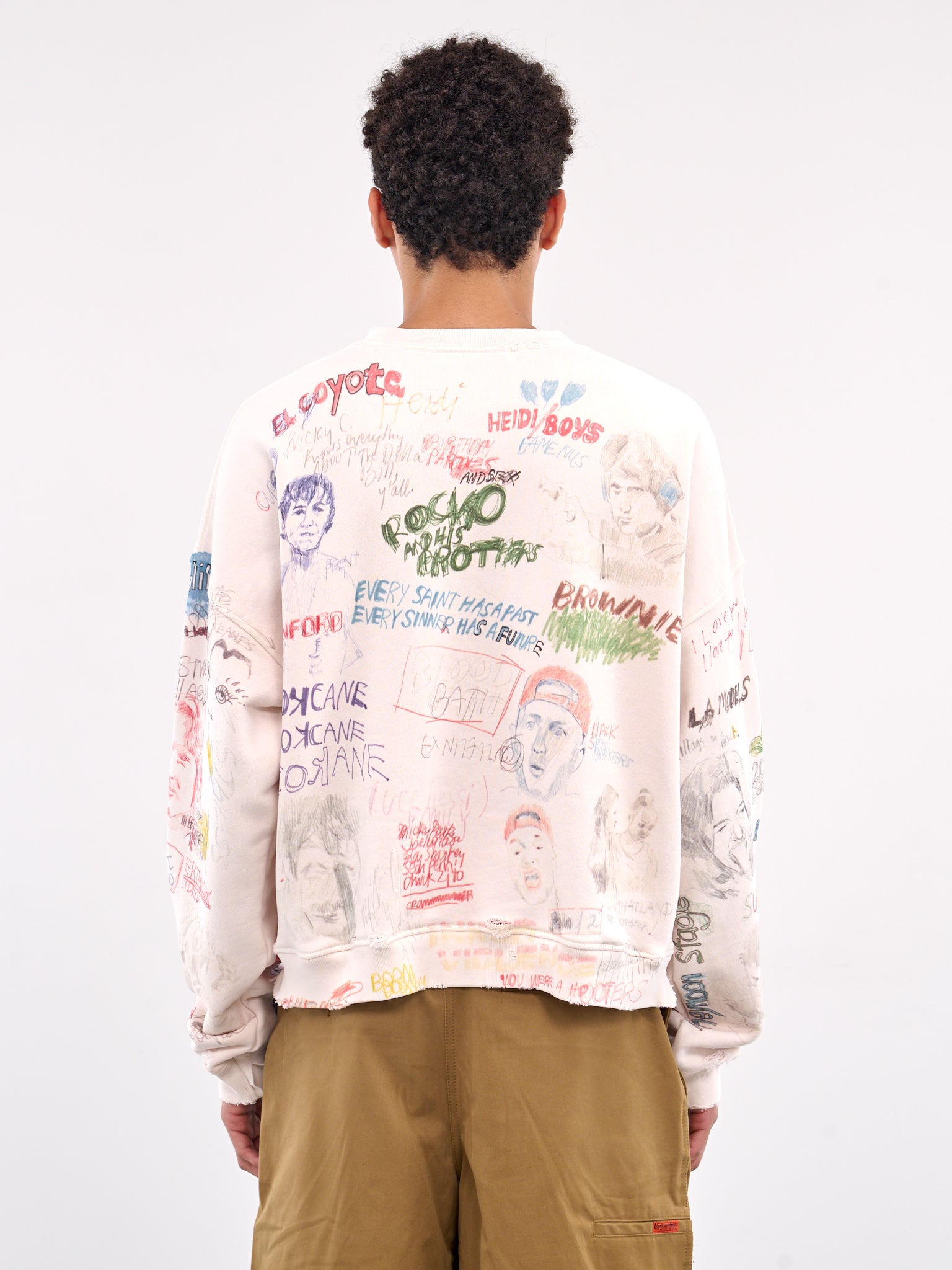 Good Times Are Over Crewneck (4U004Q1008VWT-WHITE)