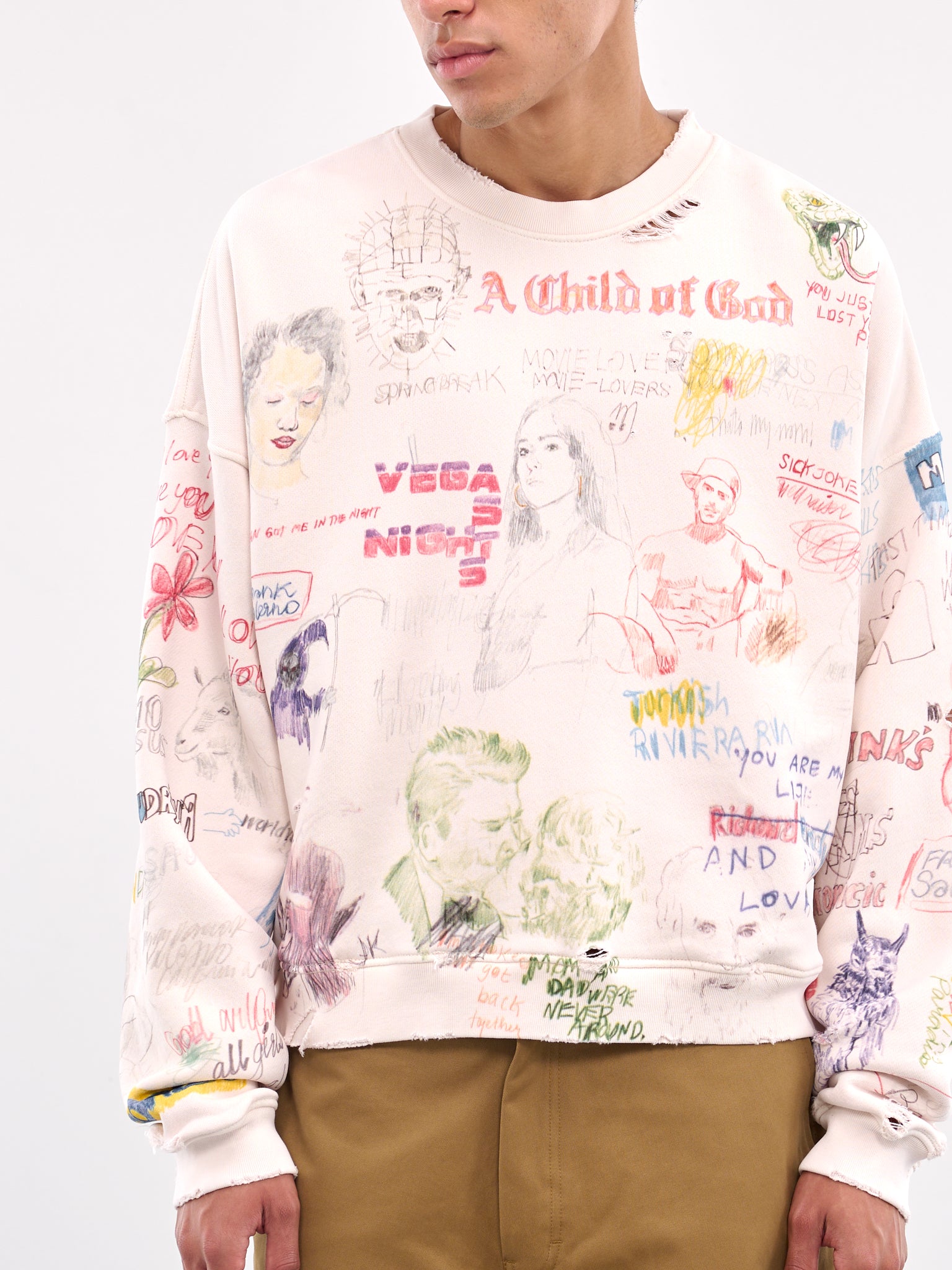 Good Times Are Over Crewneck (4U004Q1008VWT-WHITE)