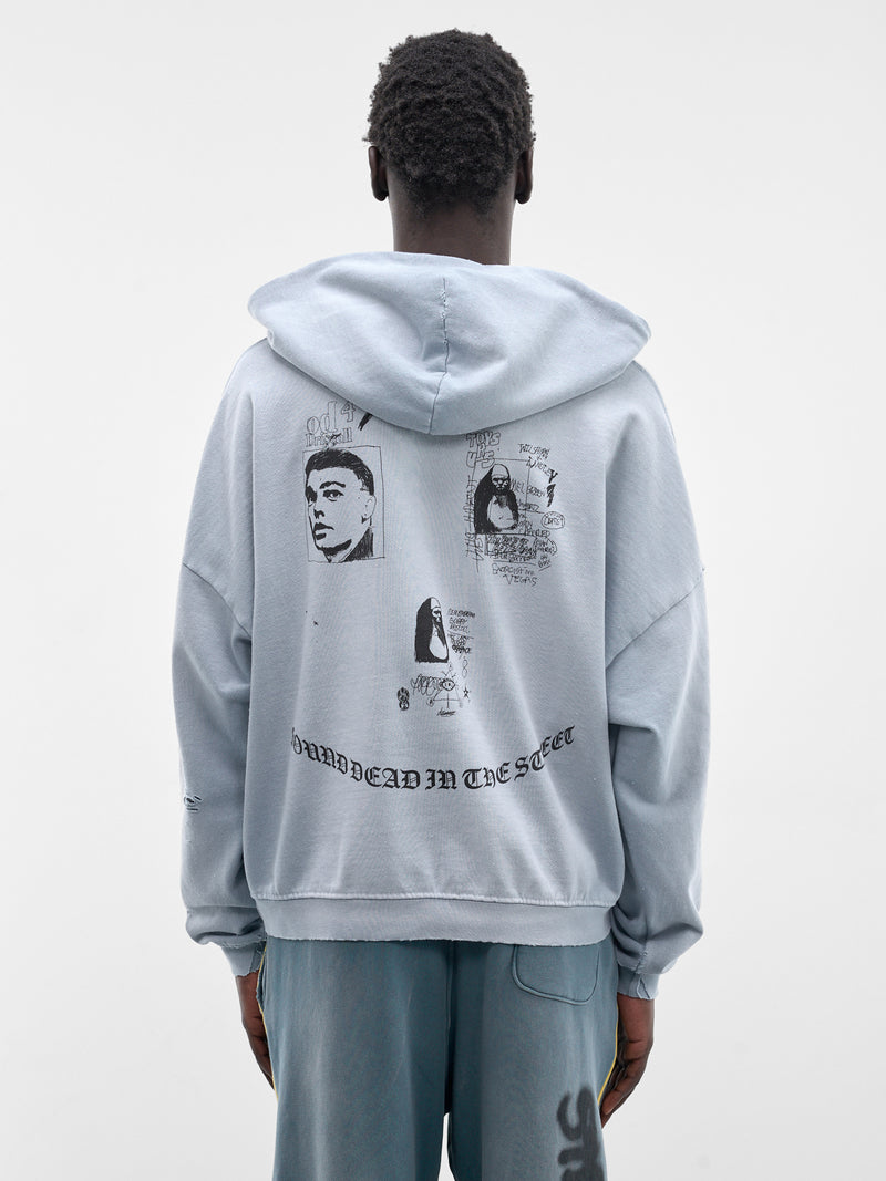 Blue Bobby Driscoll Hoodie (4U005Q1010-BABY-BLUE)
