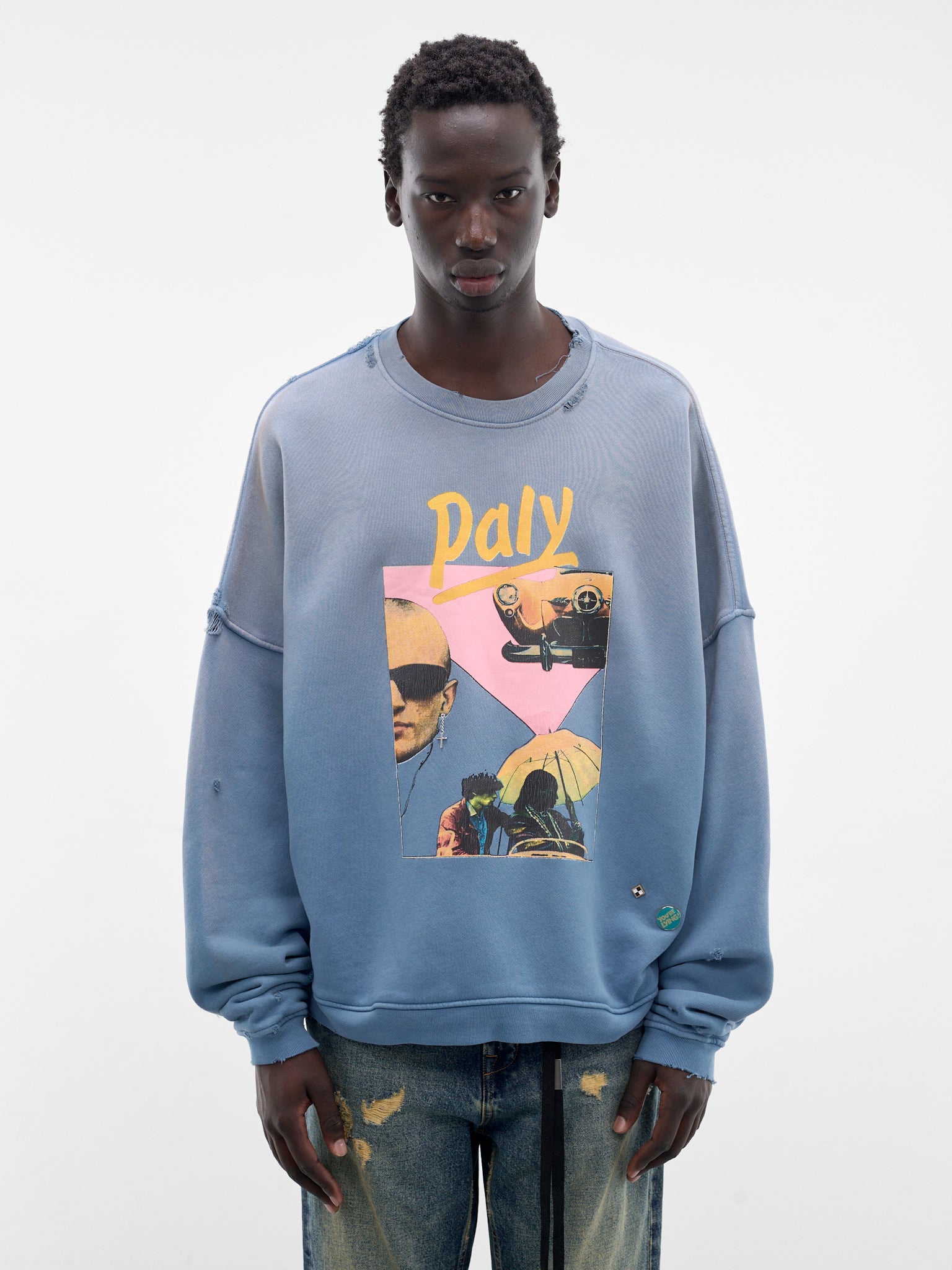 Blue Still Life Crewneck (4U012Q1010-BLUE)