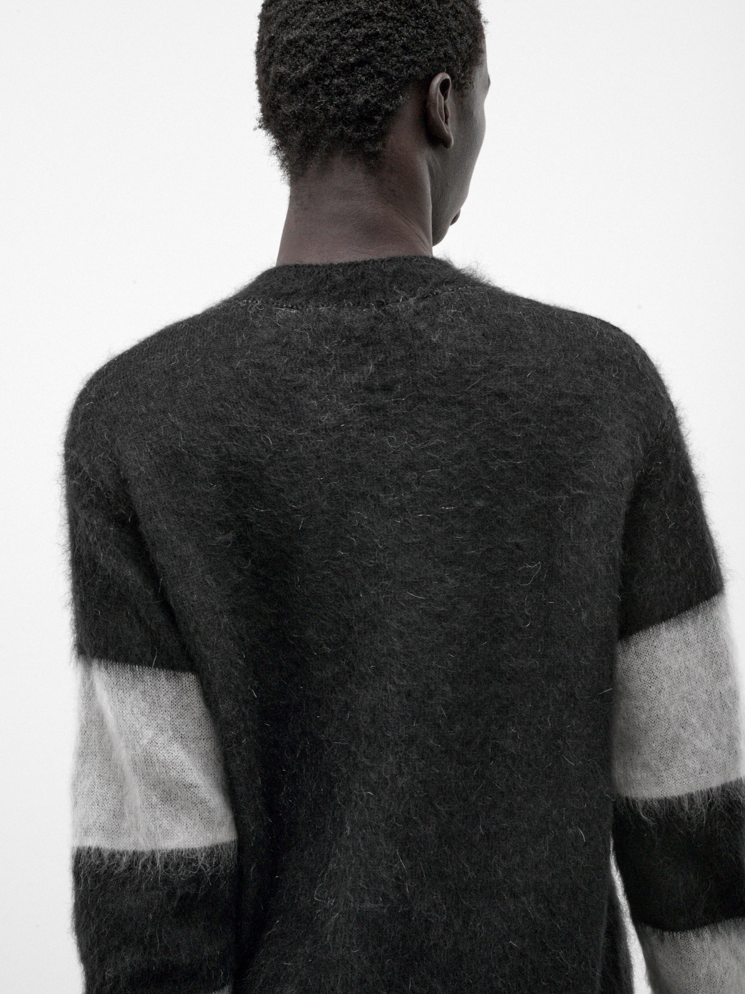 Black Mohair Crossed Bones Sweater (5001-CROSSED-BONES-COMB-I-BLAC)