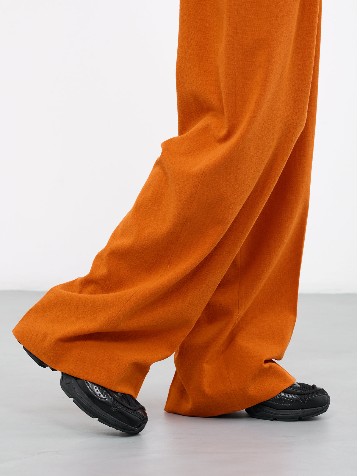 Classic Trousers (5024-W093-CREPE-BURNED-ORANGE)