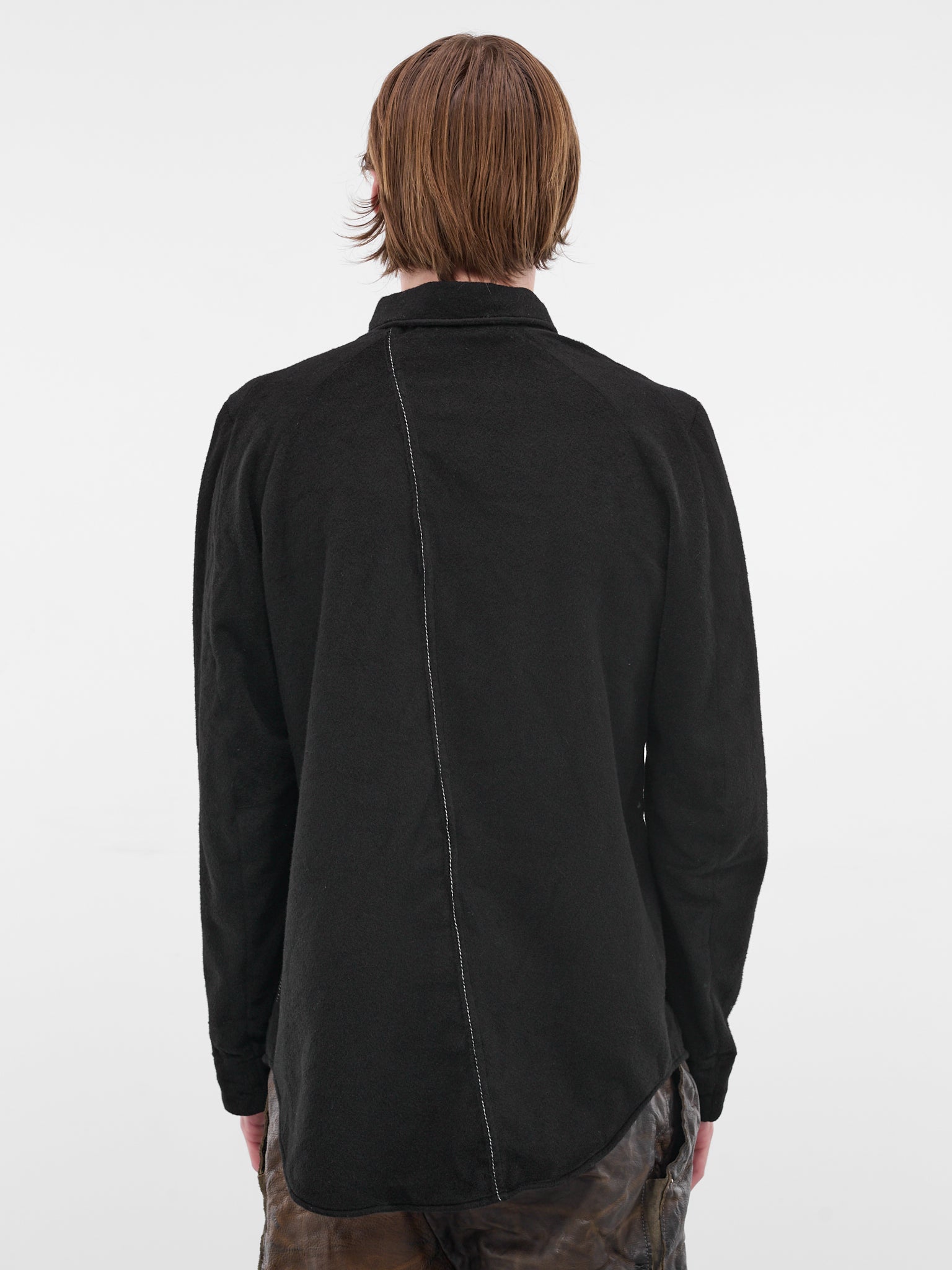 Black Beaver Cashmere Inside Shirt (5082-BLACK)