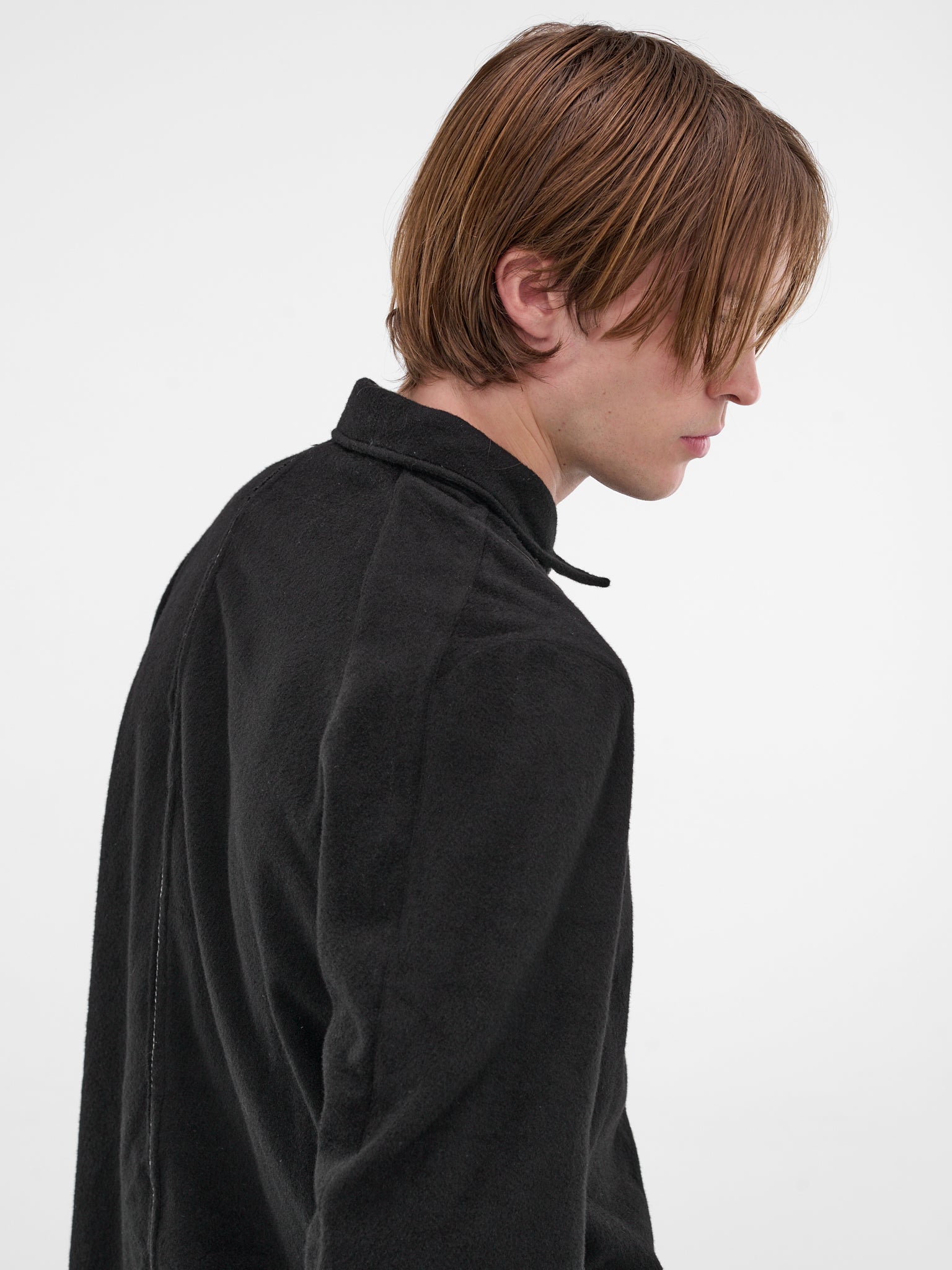 Black Beaver Cashmere Inside Shirt (5082-BLACK)