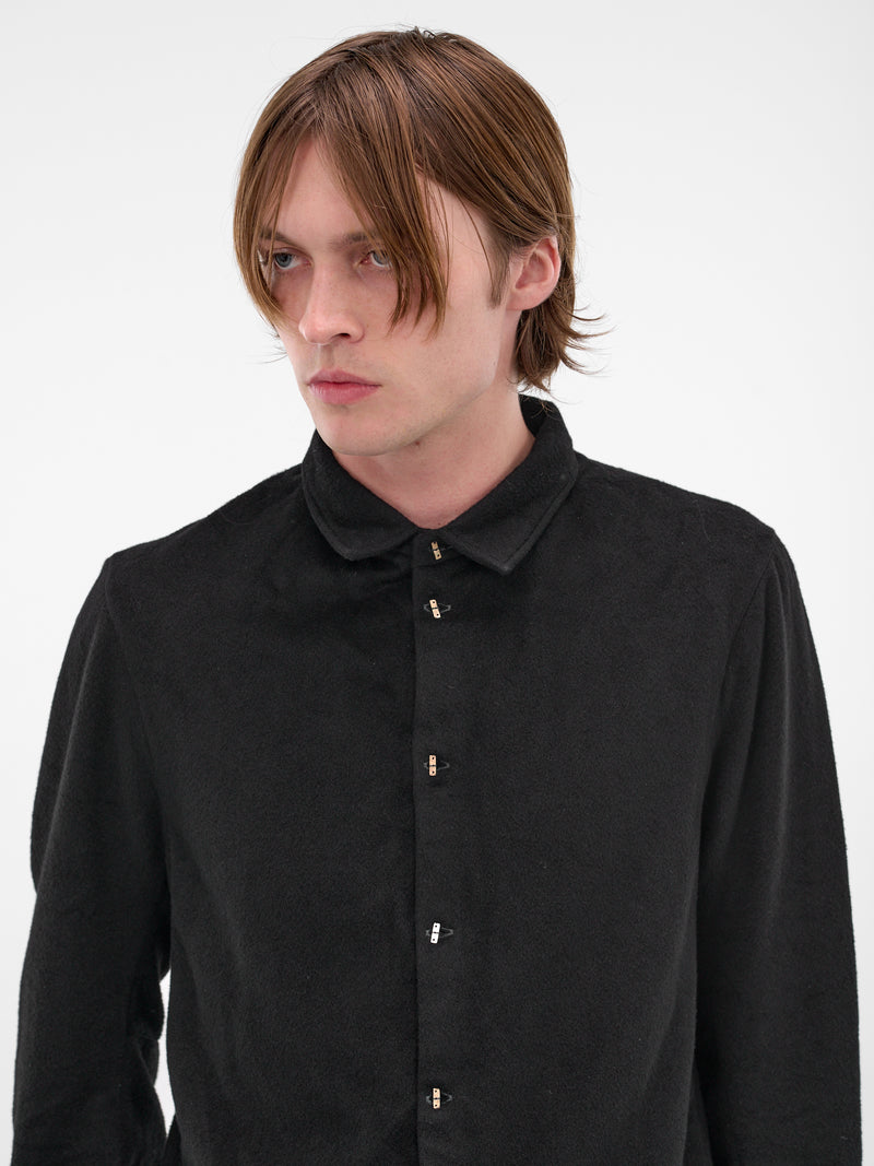 Black Beaver Cashmere Inside Shirt (5082-BLACK)
