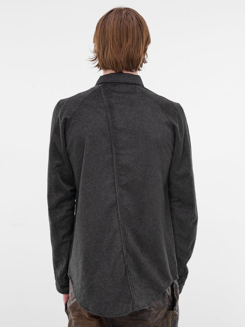 Gray Beaver Cashmere Inside Shirt (5110-M-GREY)