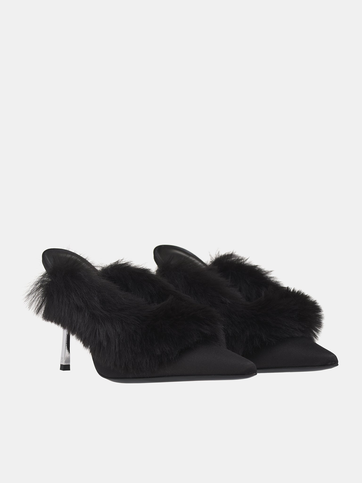 Obcasy Mules 513924 BLACK Obcasy Mules 513924 BLACK