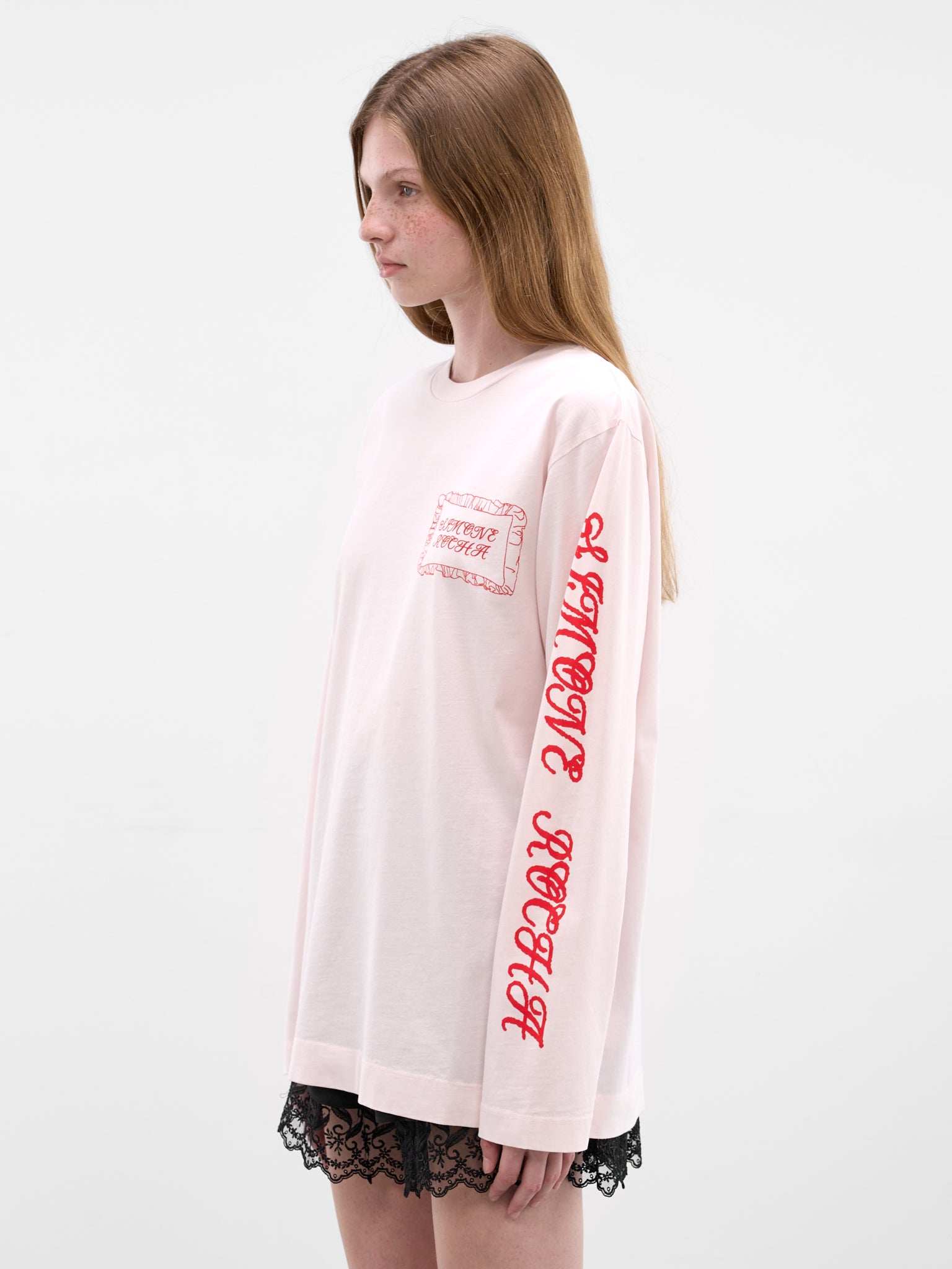 Pink Pillowcase Logo Long Sleeve (5194P63ABC-W-0569-PINK-RED)