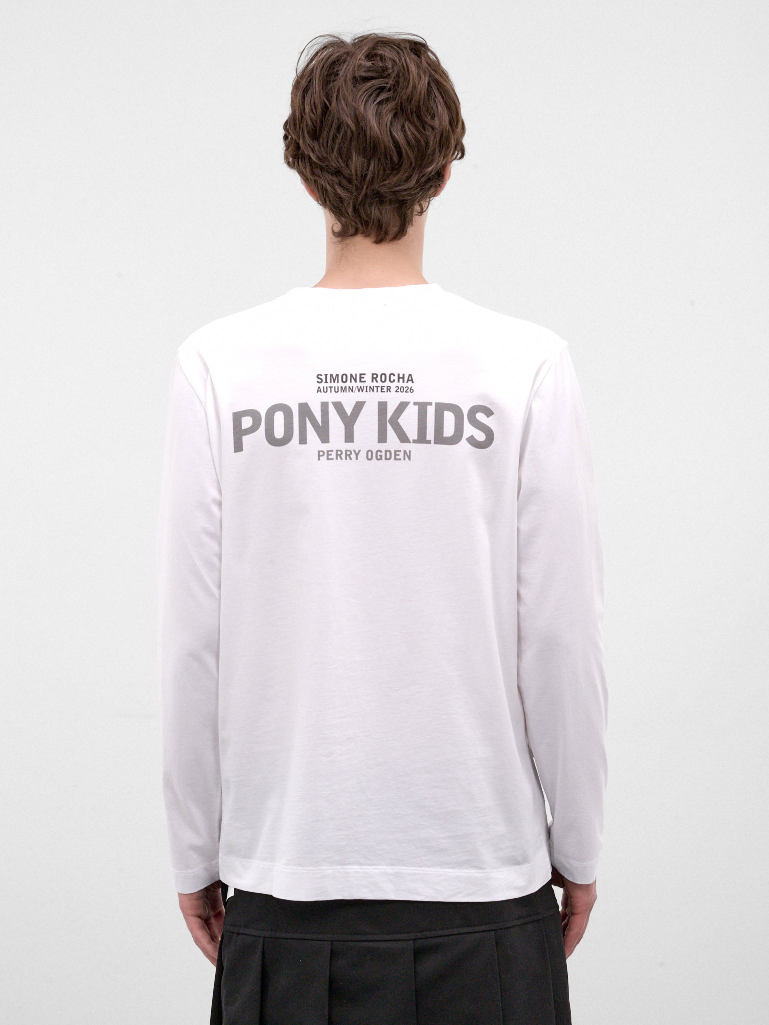 White Pony Kids Print Tee (5194P73B-M-0569-WHITE)