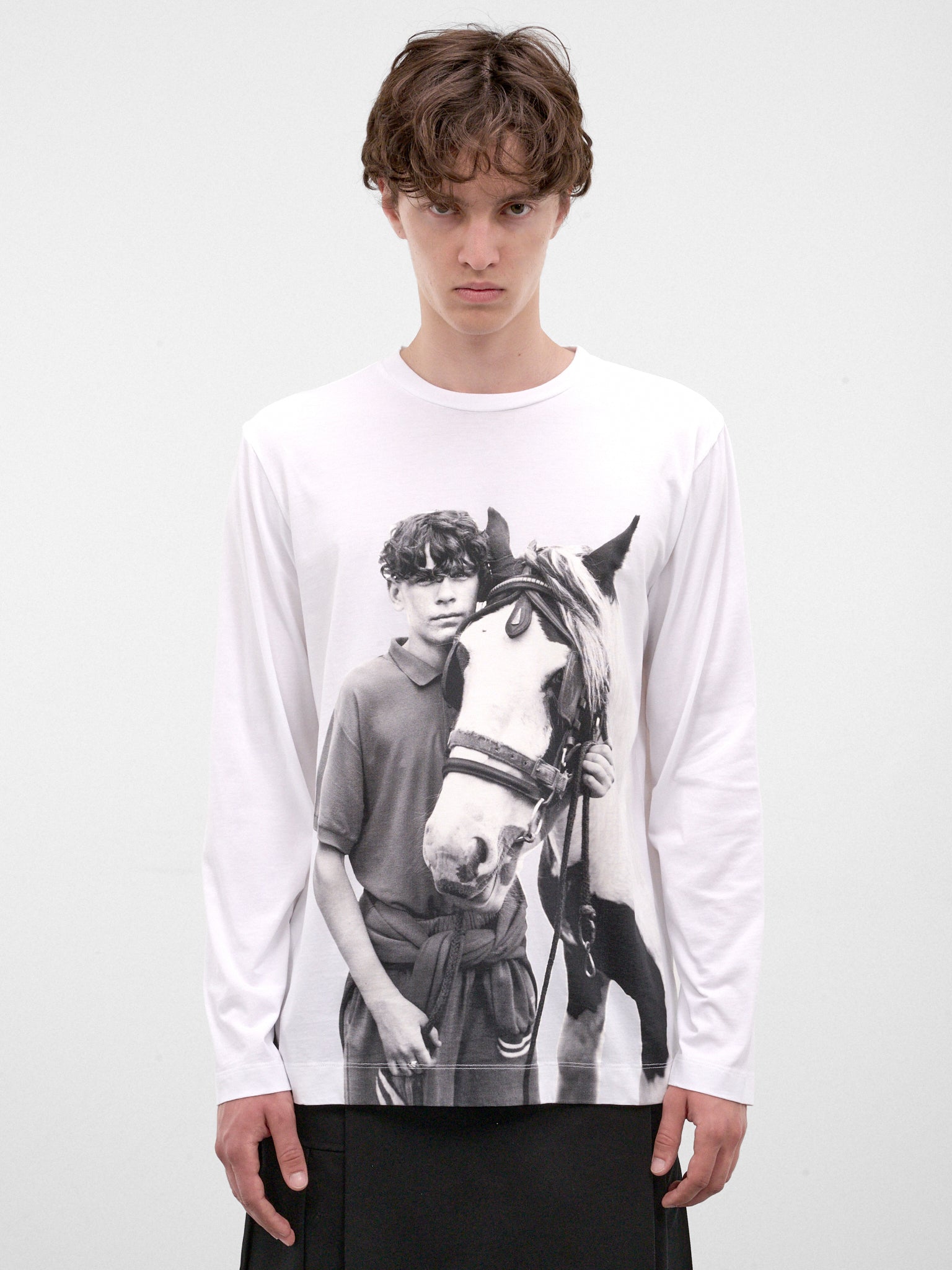 White Pony Kids Print Tee (5194P73B-M-0569-WHITE)