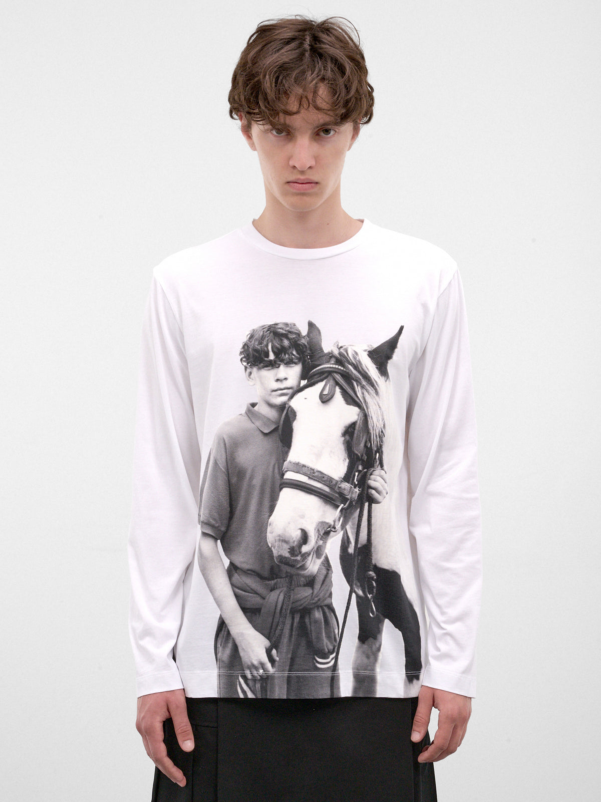 White Pony Kids Print Tee (5194P73B-M-0569-WHITE)