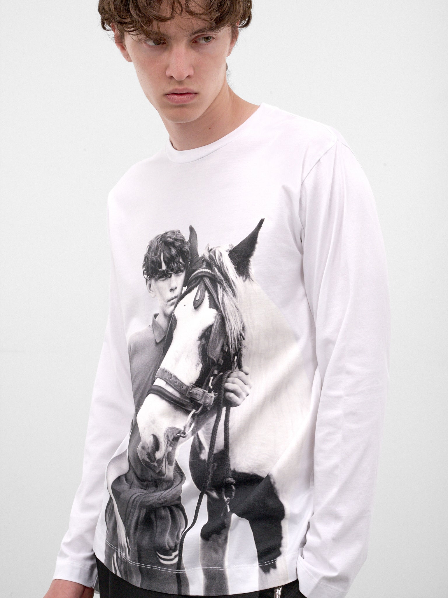 White Pony Kids Print Tee (5194P73B-M-0569-WHITE)