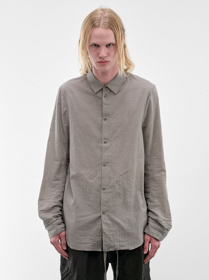 Gray Cotton Shirt (5203-MELANGE-GREY)