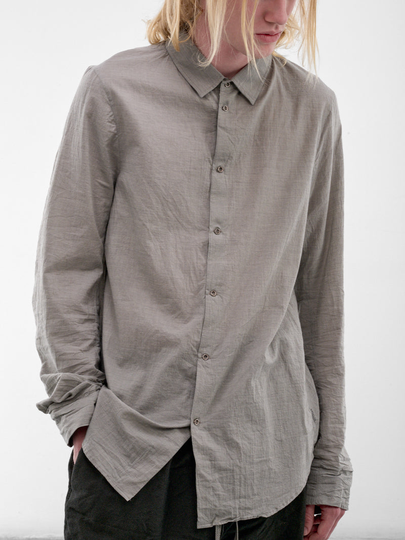 Gray Cotton Shirt (5203-MELANGE-GREY)